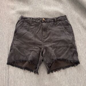 Aerie Charcoal Cargo Shorts
